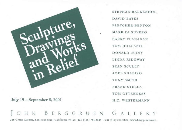 Sculptures, Drawings, and Works in Relief