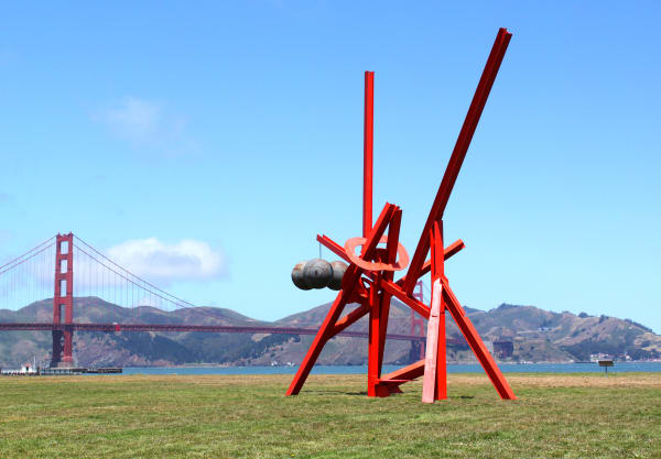 In awe of Mark di Suvero at Crissy Field