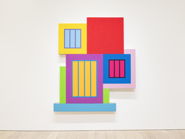 Installation view of Peter Halley, 2025