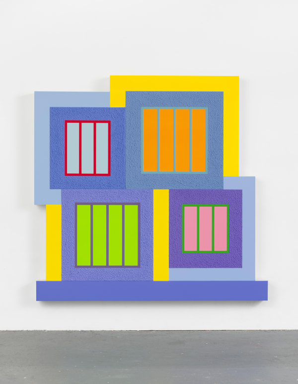 Installation view of Peter Halley, 2025