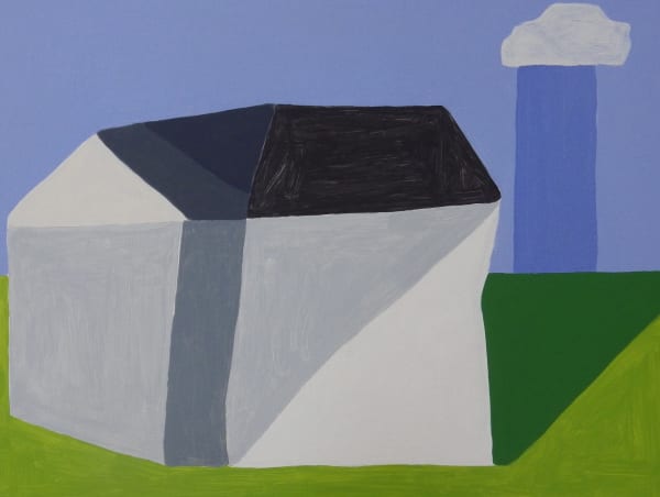 Rain 2022, acrylic on hardboard, 45 x 61cm, (BG8786)
