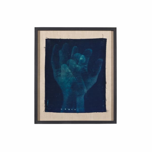 Work no. 34, 2017 Cyanotype on linen
