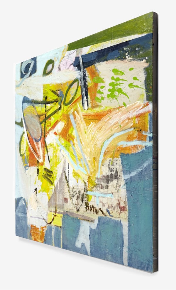 Rachel Ovadia Kaleidoscope Mixed Media Painting 48 X 48 2