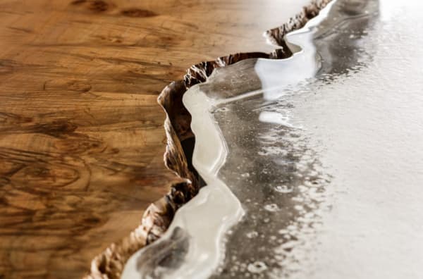 Detail of 'Confluence Table'; Photo Credit: David Papazian