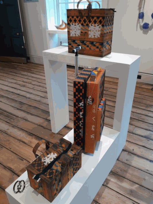 Political Luggage, Recycled Materials and Layered Stitches (The Protagonist)