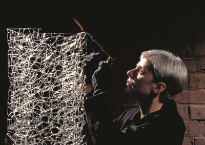 "Sculptor spins delicate, brilliant webs" by Joseph Gallivan (Portland Tribune)