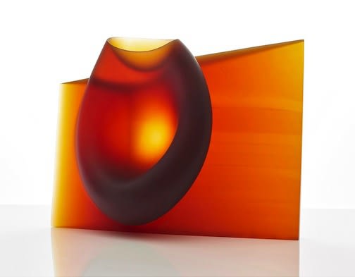 Crossover Award winner - Ashraf Hanna: Amber red vessel form