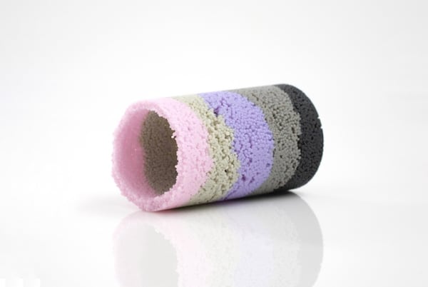 Joshua Kerley, Sinter I, 2019, Mould-Fused Glass. Photo: Guy Marshall-Brown