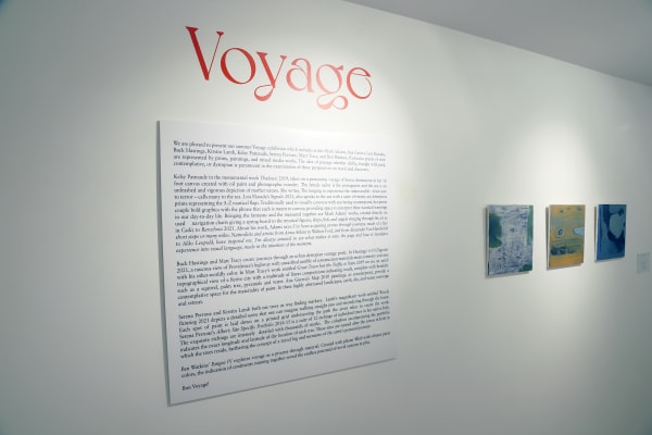 Voyage Installation View, Cade Tompkins Projects