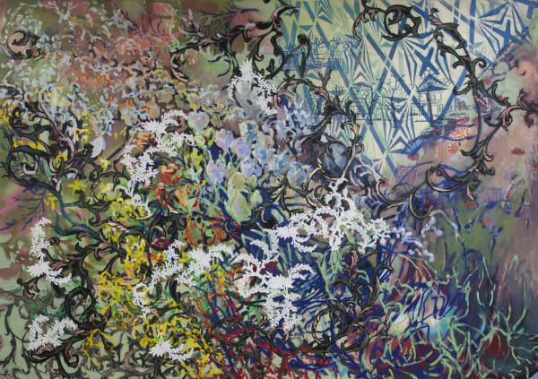 lawrenceville_landscapeacrylic-paint-spray-paint-markers-cut-paper-fabric-on-canvas-67hx96w-2022.jpg