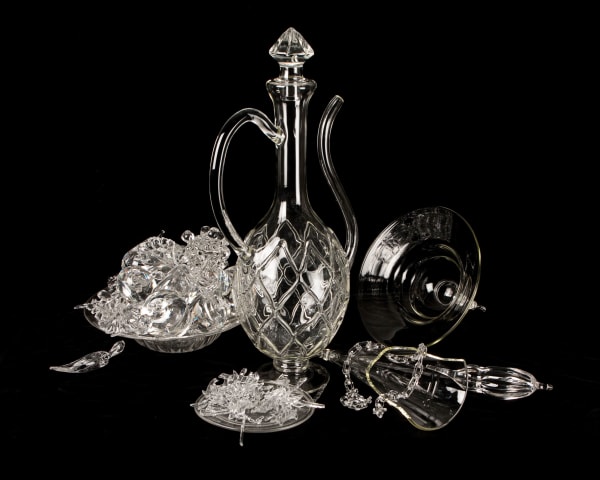Beth Lipman, Bowl with Fruit and Chains
