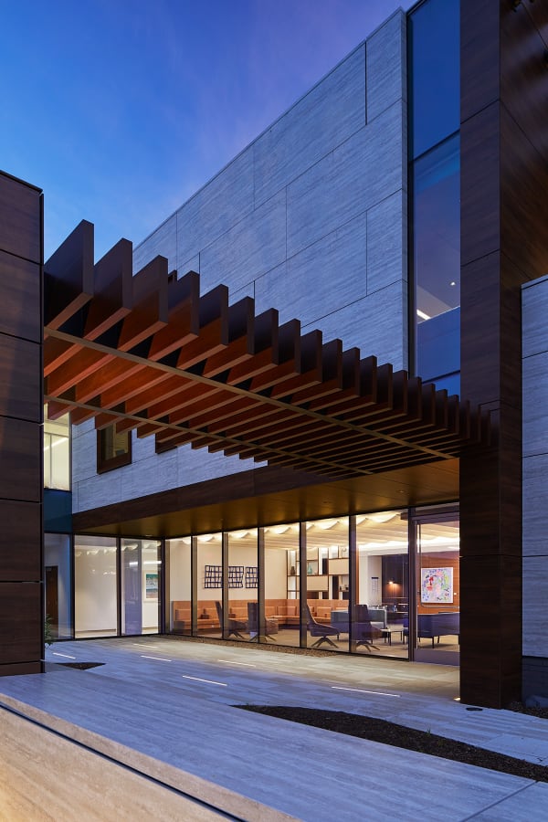 MSKCC Nassau Installation View, Exterior View