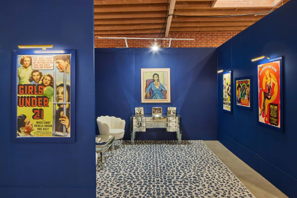 Installation View of Alice Neel and Fanya Foss at SPRING/BREAK Art Show LA 2023 Samuel Morgan Photography