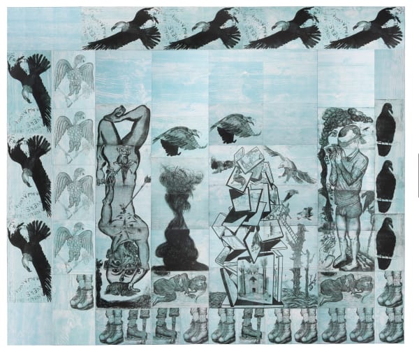 Daniel Heyman, When Photographers are Blinded, Eagles Wings are Clipped
