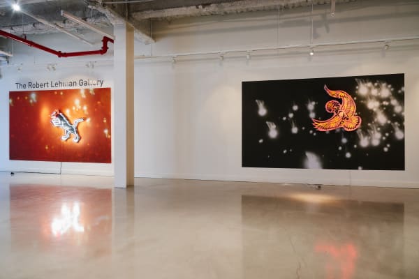 Aaron Pexa Installation View, Urban Glass, Brooklyn, NY