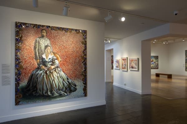 Bob Dilworth Installation View at Fitchburg Art Museum