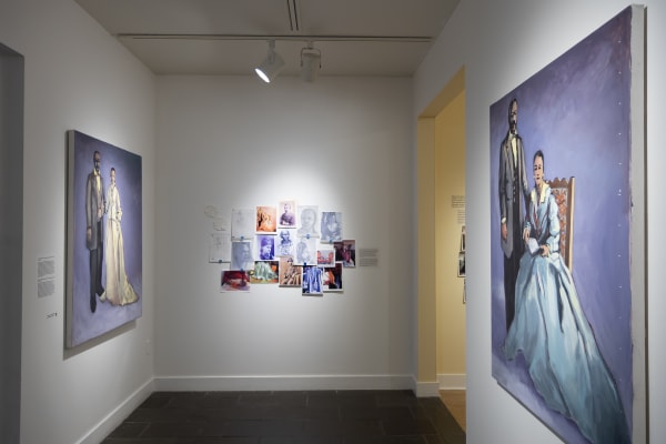 Bob Dilworth Installation View at Fitchburg Art Museum