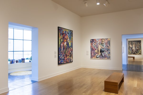 Bob Dilworth Installation View at Fitchburg Art Museum