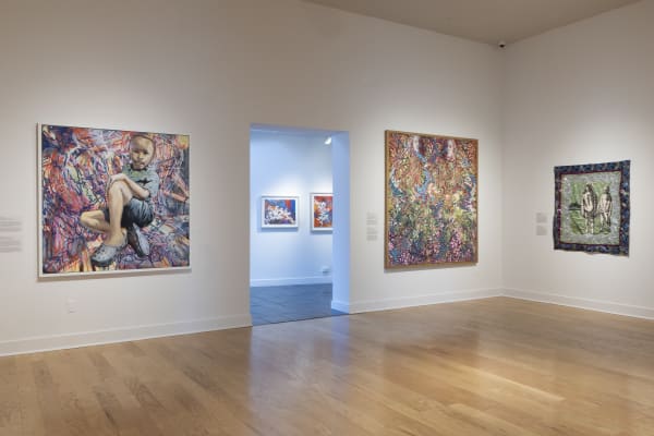 Bob Dilworth Installation View at Fitchburg Art Museum