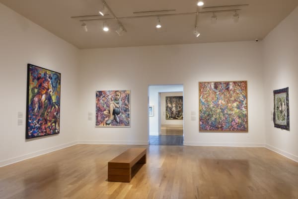 Bob Dilworth Installation View at Fitchburg Art Museum