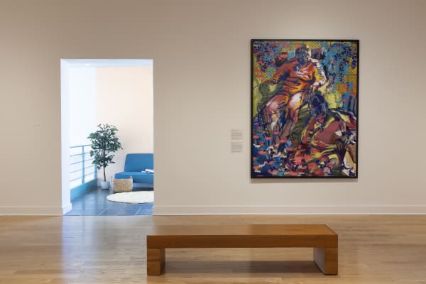 Bob Dilworth Installation View at Fitchburg Art Museum