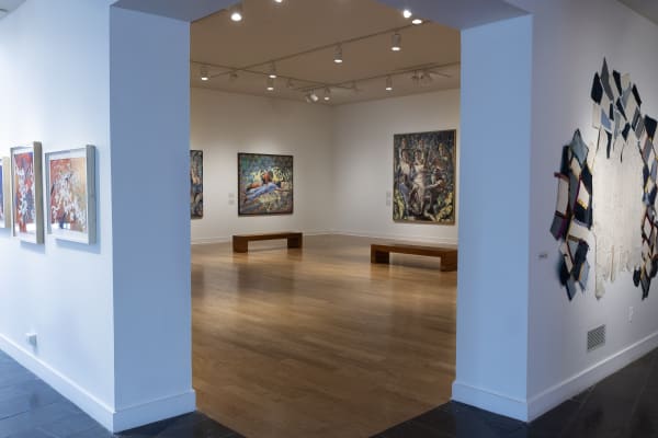 Bob Dilworth Installation View at Fitchburg Art Museum