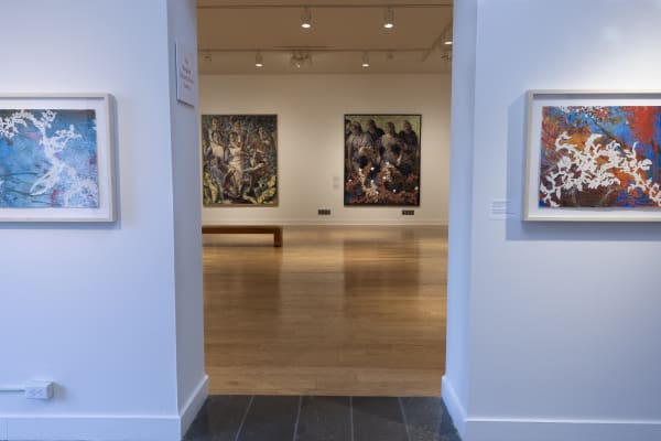 Bob Dilworth Installation View at Fitchburg Art Museum