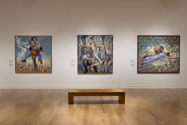 Bob Dilworth Installation View at Fitchburg Art Museum