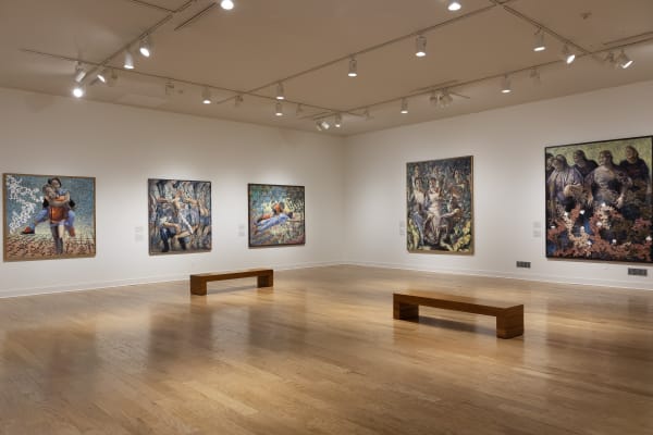Bob Dilworth Installation View at Fitchburg Art Museum