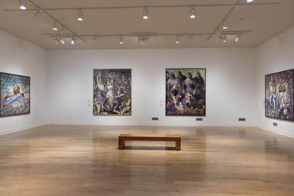 Bob Dilworth Installation View at Fitchburg Art Museum