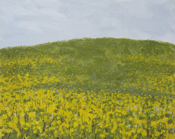 Danny Markey Hill in Springtime oil on board 30.7 x 38.4 cm