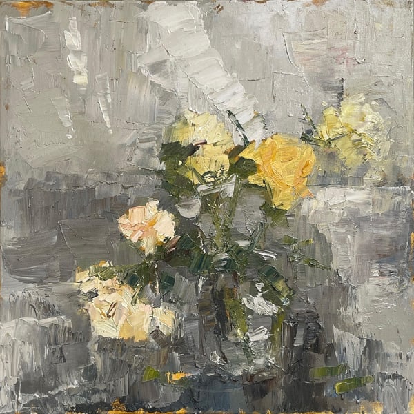 Judy Buxton, John's Yellow Roses I