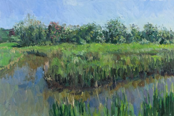 Tom Benjamin NEAC, Stream in Spring