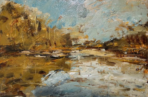 Judy Buxton, Creek Reflection (Morning) I