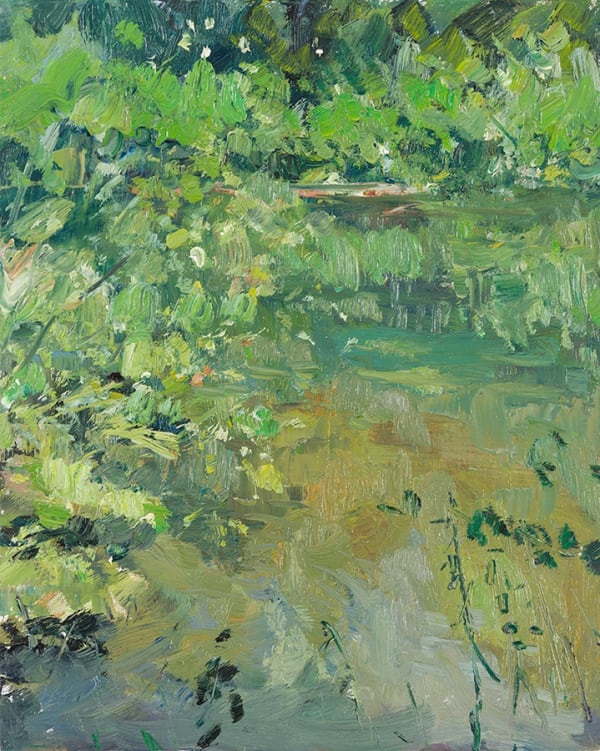 Tom Benjamin NEAC, Spring Fed Pond, Early Summer
