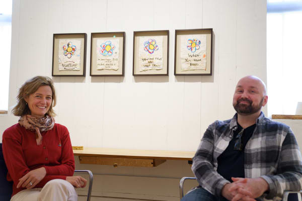 Artist Anthony Stevens discusses his solo show 'Our Own Reflections' with Candida Stevens