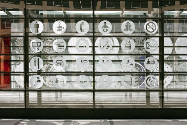 Matt Mullican, Permanent installation, BER Airport, Berlin