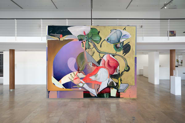Installation view, Stefanie Heinze, Dimensions of the Fool, Capitain Petzel, Berlin, 2022. Ph: GRAYSC