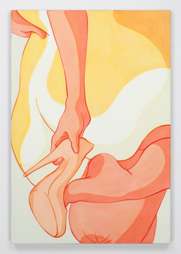 Ivy Haldeman | Heel Ankle | 2017 | acrylic on linen | 61 x 41.9 x 2.5 cm