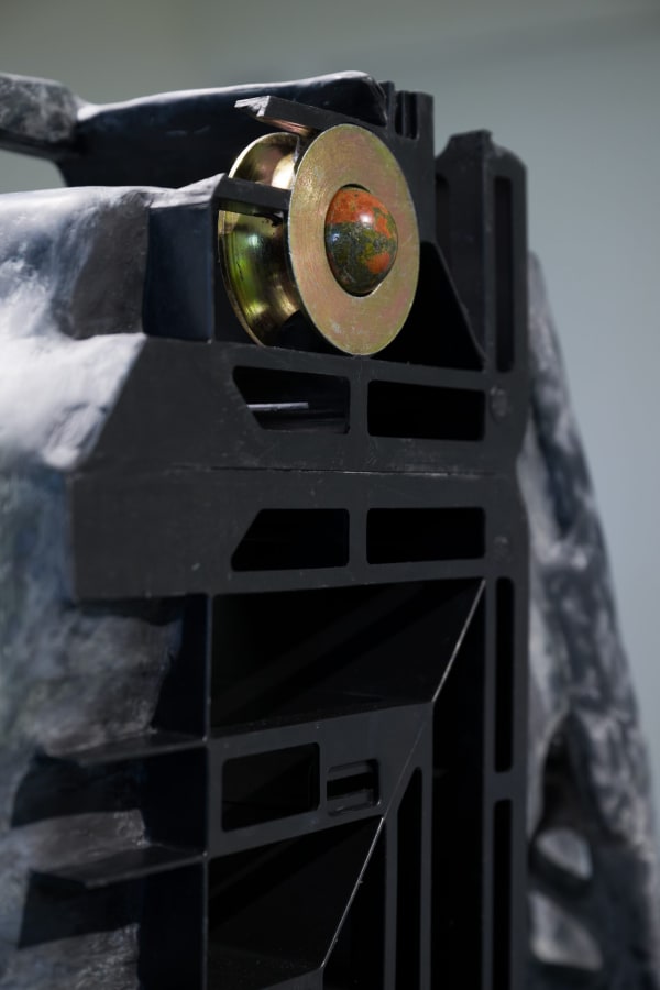 Leelee Chan, Lithic Current (detail), 2023, mixed media, 159 × 100 × 100 cm. Commissioned by Para Site, Hong Kong. Courtesy the artist, Capsule Shanghai, and Klemm’s, Berlin