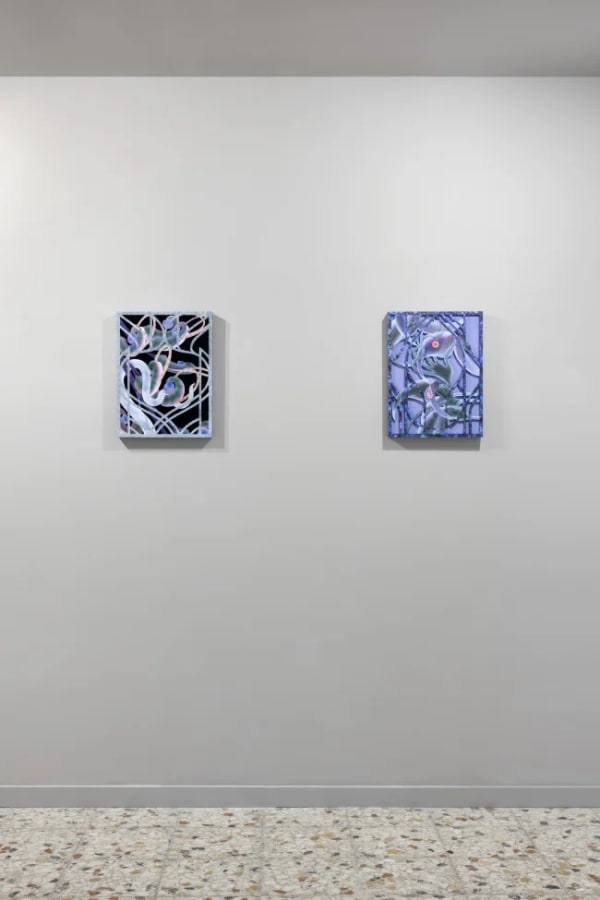 An installation view of “Mevlana Lipp: Vista” at Capsule Venice, 2024.