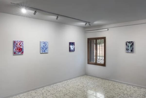 An installation view of “Mevlana Lipp: Vista” at Capsule Venice, 2024.
