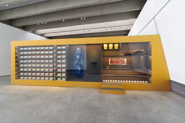 Installation view of “White Holes: The Mysteries and Modern Perceptions of Oracle Bone Script ” at 798CUBE, 2023. Photo: Sun...