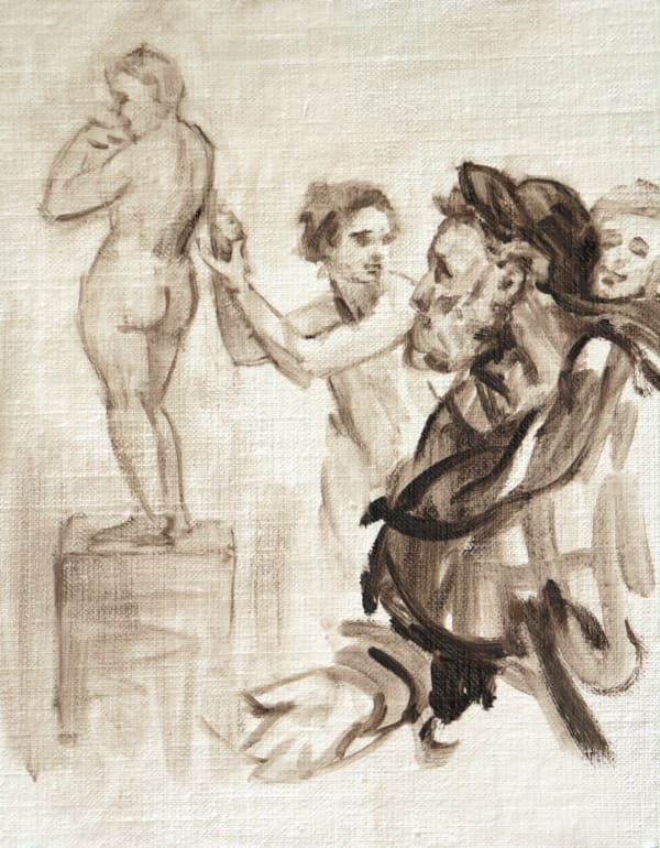 Ezekiel (with apologies to Michelangelo) (Well Thumbed 5), 2017