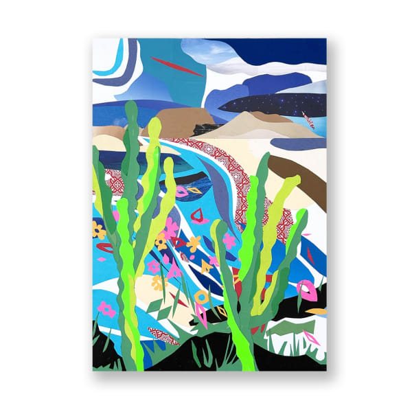 FULL MOON AND OLEANDERS FOREVER AT THE ALBATROS, For Mami with Agapi Mou, 2023-2024