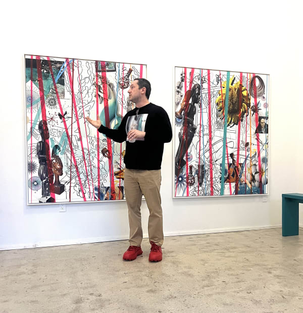 From the Aegean with Love ( artworks at artist studio) , 2023