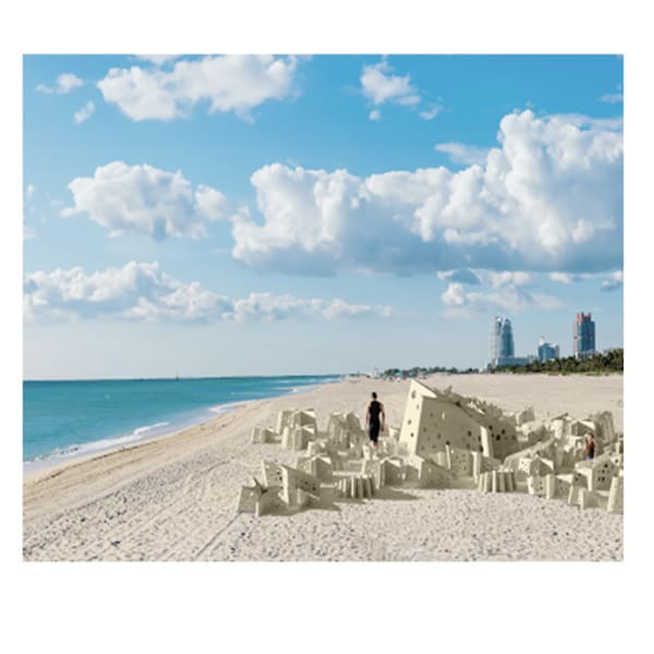 Carlos Betancourt in collaboration with Alberto Latorre, The Miami Reef Star, Star Compass, (conceptual perspective drawings), 2024