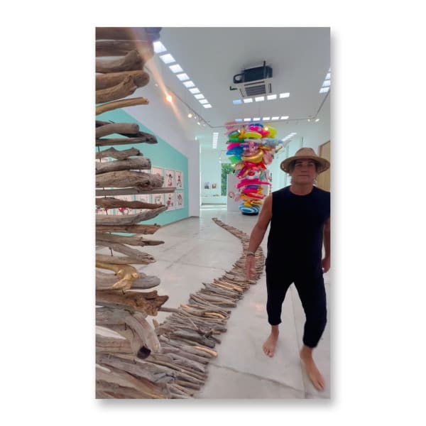 El Milagro de tus Ojos, solo exhibit, 2023, Solo exhibition, artist residency and student workshop, Fundacion Careyes, Careyes Art Gallery