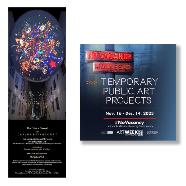 The Future Eternal, video art projection