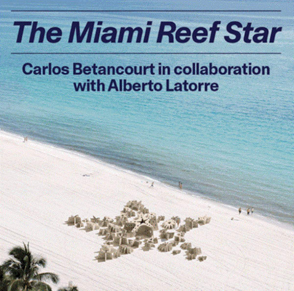 THE MIAMI REEF STAR, STAR COMPASS, 2024 (ART BASEL MB PUBLIC ART PROJECT, CURATED BY XIMENA CAMINOS AND DODIE KAZANJIAN)